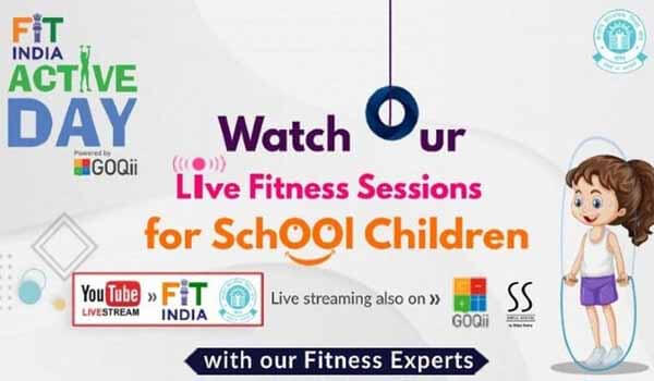 Fit India & CBSE jointly organized live fitness sessions for School students